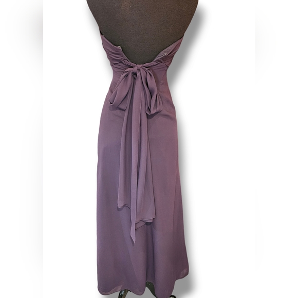 Womens long chiffon dress - Picture 5 of 6